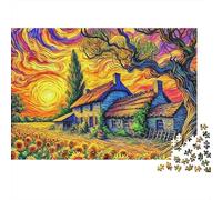 Tournesol Puzzle - 500 Piece Chromatique Autre Royaume Jeu Cérébral, Défi Apaisant & Décoration Maison Premium (pour Tout Le Monde À Partir De 12 Ans)