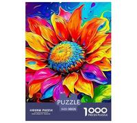 Tournesol Puzzle De 1000 Pièces Le Cadeau Parfait pour La Famille Et Les Amis Beautiful Flower Jeu De Puzzle pour Toute La Famille pour Adultes Et Enfants 38x26cm/1000pcs