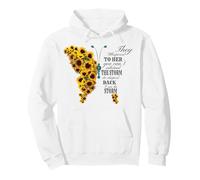 Tournesol « They Whispered to Her Shirt Stronger Than Storm » Sweat à Capuche