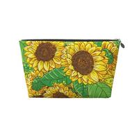 Tournesol, Trousse de Toilette Trousse de Maquillage Sac à cosmétiques Trousse de Toilette de Voyage Portable