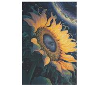 Tournesol Universe Puzzles 1000 Pièces Adultes, Puzzle en Bois Jeux D'adresse pour Toute La Famille,Jeu De Team Building 78×53cm