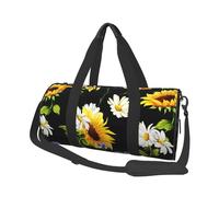 Tournesols Camomille Imprimé, Sac de Voyage de Grande capacité, Sac à Main Rond, Sac de Voyage de Sport, fourre-Tout, Sac de Fitness