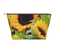 Tournesols Floral, Trousse de Toilette Trousse de Maquillage Sac à cosmétiques Trousse de Toilette de Voyage Portable