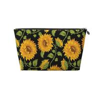Tournesols Mignons, Trousse de Toilette Trousse de Maquillage Sac à cosmétiques Trousse de Toilette de Voyage Portable