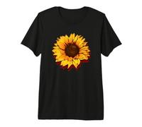 Tournesols Romantique Rouge Floral Summer Art Soleil Fleur T-Shirt Haut de Gamme