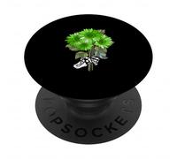 Tournesols Verts My Last, My All Green Graphic PopSockets PopGrip Adhésif