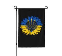 Tournesols Vintage Ukraine Ukrainienne Drapeaux De Jardin Décoratif Drapeaux Durable Drapeau De Cour Pour Fêtes Extérieure Dortoirs 30X45cm