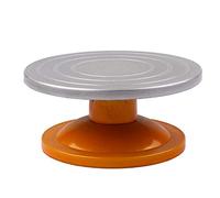 Tournette de Potier,Tour de Poterie 12in diamètre sculptant roue mini argile fabrication de roue poterie platine plate-forme avec roulements à billes(10in)