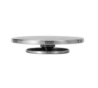 Tournette de Potier,Tour de Poterie Roue de poterie en aluminium 15/20/25/30CM, plateau tournant en argile for travaux pratiques, outils Double face for gâteau, poterie, Sculpture, support à gâteau en