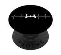 Tourneur à Bois Battement de cœur Tournage du Bois de Charpentier PopSockets PopGrip Adhésif