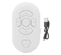 Tourneur de Page de Télécommande Bluetooth, pour TikTok pour Appareil Photo Bouton Selfie D'obturateur à Distance, Contrôleur Vidéo du Bout des Doigts pour Téléphone (Blanc)