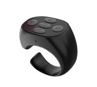 Tourneur de Page du Bout des Doigts | Cliqueur de Bouton sans Fil Portable | Télécommande Rechargeable pour téléphones Portables à contrôle couché Paresseux