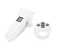 Tourneur de Page télécommandé, Clicker à Distance BT Portable avec Double Mode, Obturateur de Vidéo pour Appareil Photo pour Livre électronique, Téléphone, Tablette (White)