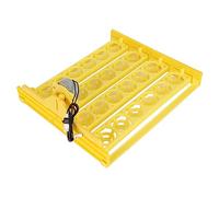 Tourneur d'œufs Automatique, Plateau de retournement d'œufs de 12,8 x 11,4 Pouces, incubateur de 24 œufs, couveuse tournante, Accessoire d'incubation d'œufs pour Canard, Poulet, (AC12V)