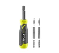 Ryobi Tournevis 11-en-1 RHSDM1101 — Embouts intégrés, porte-embout magnétique, polyvalent