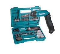 Makita Clé à chocs sur batterie Makita DF001DW 3,6V avec mallette de transport de 81 pièces Quantité:1