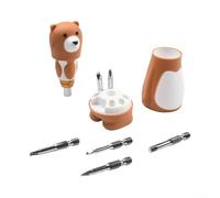 Tournevis 6 en 1 style ours de dessin animé pour réparations quotidiennes