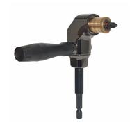 Tournevis à angle droit à 90 degrés - Perceuse électrique manuelle - Dispositif d'angle - Vissage pour zones de travail étroites - Accessoire d'alimentation polyvalent - Outil coudé - Appareil