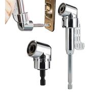 Tournevis À Angle Droit - Fixation De Perçage 105°, Outil Électrique Multifonction, Jeu De Tournevis | Adaptateur De Perceuse À Connexion Rapide Pour Vis Hélicoïdales, Écrous, Voitures, Vélos, Motos,