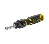 Tournevis À Cliquet 360° - Livré Avec 3 Double Embouts - Manche Bimatière STANLEY FATMAX FMHT62692-0