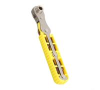 Tournevis à Cliquet Bidirectionnel 1/4 Pouces Angle Tournevis(Yellow) | Mécanisme réversible, rotation fluide dans les deux sens, pour idéal pour visser et dévisser rapidement pour changer d'outil