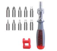 Tournevis à cliquet ergonomique avec poignée réglable à 90 degrés avec embouts pour une utilisation confortable et une réparation efficace Tournevis rotatif réglable