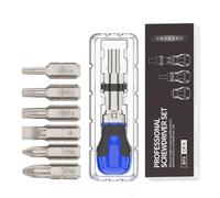 Tournevis à cliquet magnétique - Ensemble portable de 200 g avec plusieurs réglables à 180 degrés | Jeu de tournevis à cliquet magnétique | Pour les réparations DIY de montres et de lunettes