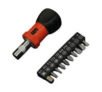 Tournevis à cliquet multifonction avec tête - Opérations rapides - Convient pour une réparation précise des appareils - Facile à utiliser - Tournevis à cliquet puissant