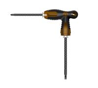 Tournevis à cliquet professionnel avec tiges coulissantes croix, double embout plat, construction en acier haute résistance, tournevis à cliquet tendance avec design ergonomique