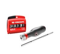 Tournevis à cliquet PROTWIST 3 en 1 1/4 + 10 embouts - FACOM ATCL.2A3PB