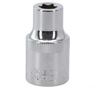 Tournevis à douille, outils à main de type E, douilles 12 femelles pour douilles Torx conçues pour une utilisation avec liquet et tige courbée E10 E24 tailles (E10)