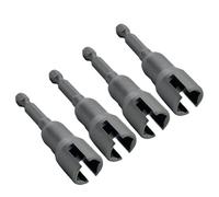 Tournevis à écrou papillon à douille pour les tâches de, 4 pack | Forme fendue pour les formes de fixation exposées, le serrage et le desserrage des écrous papillon, les tâches de