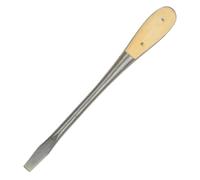 Tournevis à fente, tournevis plat de 8 pouces avec manche en bois pour fixation, burinage, desserrage, de démolition, à fente