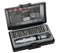 Tournevis à Frapper PRO Réversible pour Vis bloquées TORX 6 Pans Cruciformes PH et PZ - Coffret 17 Pcs