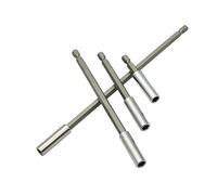 Tournevis à manche Long, tige de 60/100/150/200mm, support pointe, changement rapide, outil manuel, embout d'extension douille