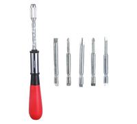 Tournevis À Spirales Rotatif Pression Manuelle Spirales Semi-automatique Cliquet Multifonctionnel Multi-embouts Facile Utiliser