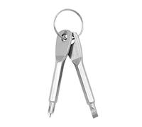 Tournevis à tête Plate, Tournevis, Tournevis Multifonction, kit de Voyage Portable en Forme de clé, Out Tournevis avec clé pour extérieur aodom