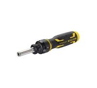 Tournevis À Cliquet 360° - Livré Avec 3 Double Embouts - Manche Bimatière STANLEY FATMAX FMHT62692-0