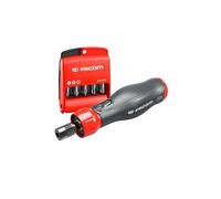 Tournevis assisté E-PROTWIST avec 10 embouts PH-PZ de 6 pans Facom ATPA4V.J12IPB