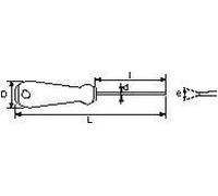 TOURNEVIS BIMATIERE S1 FENTE ELECTRICIEN 3,5X75 SAM OUTILLAGE - T35E75