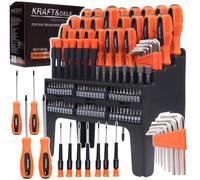 Tournevis Bit Set 122tlg Outil avec Support Plat Croisillon Torx Inbus Ecrou