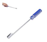 Tournevis BNC, outil d'extraction BNC professionnel, dissolvant de tête F en acier plaqué, outil de prolongation vidéo de surveillance pour équipement vidéo (Bleue)