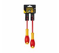 Tournevis borniers isoles 1000 vpz1x100mm et pz2x125mm - jeu de 2 pièces FATMAX - FMHT0-62649