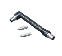 Tournevis compact double tête en L avec porte-embout magnétique pour travaux de montage, démontage et entretien (A)