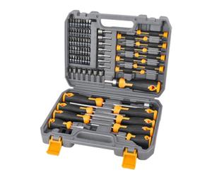 Tournevis Complets et Embout Équipement Robuste et Précis avec Aimant | Outils pour Réparation en Atelier Tournevis et Pour Passionnés, Père, Projet de Montage de