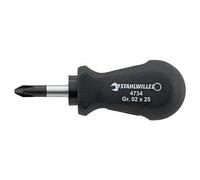 Tournevis court - empreinte Phillips - DRALL - PH2 x 25 mm STAHLWILLE
