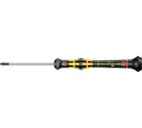 Wera Tournevis Kraftform Micro 1550 PH pour vis cruciformes PH 0 x 60 mm Noir/jaune