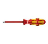 Wera Tournevis cruciforme 162 i PH1 80 mm VDE manche Kraftform 100% isolé 1 pièce
