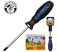 tournevis cruciforme ph2 bleu 16 cm