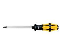 Tournevis cruciforme PZ (tournevis-burin), Dimensions : PZ 2, Long. de la lame 100 mm, Long. totale 205 mm, Lame à 6 pans : 6 mm G